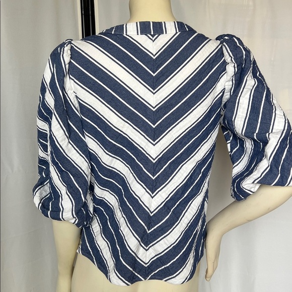 Kate Spade New York Stripe Double Cloth Top - Picture 5 of 7